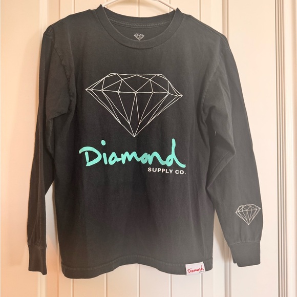 Diamond Supply Co. Other - Diamond Supply Co. Black Kids Long Sleeve Shirt size L fits a women size S
